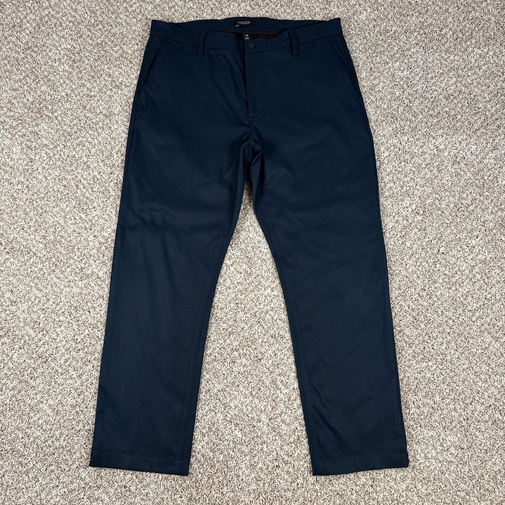 Proof Nomad Pants Mens 38 Navy Chino Water Resistant‎ Stretch Performance